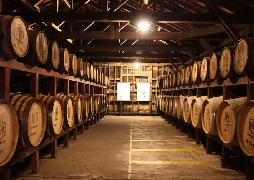 Japanese whisky distillery tour