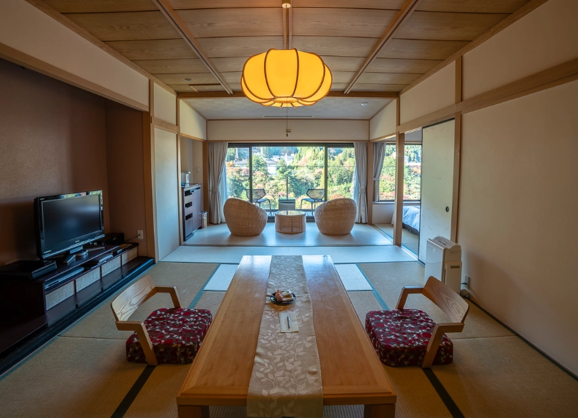 staying in a ryokan