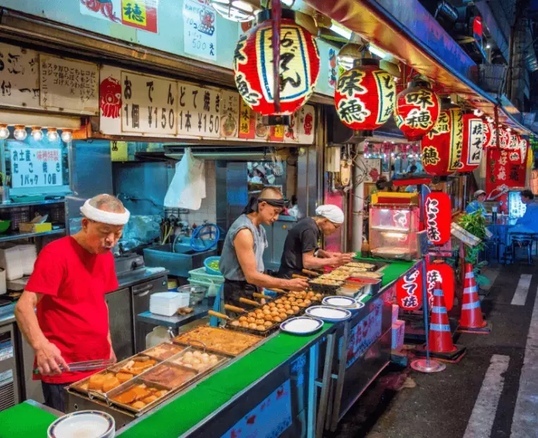 Dotonbori street food