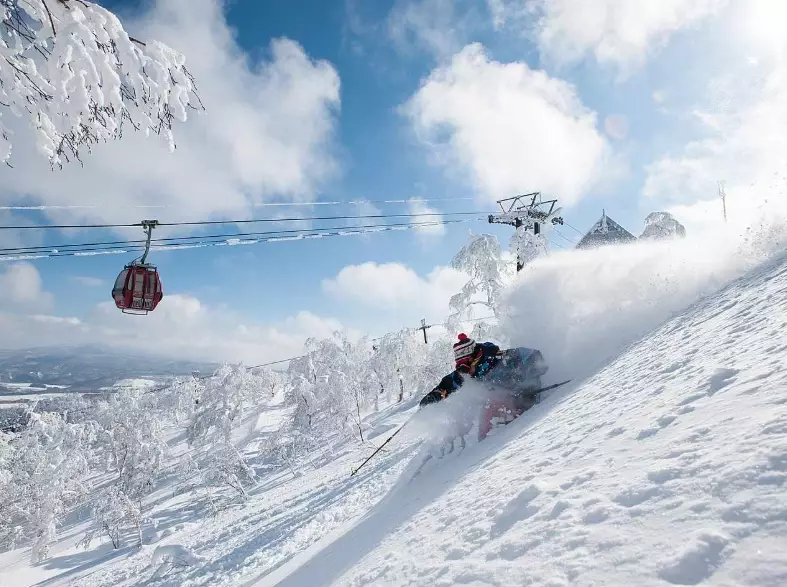 Niseko United skiing