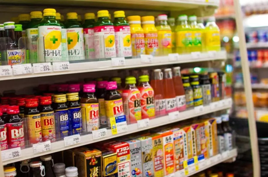 convenience store drinks Japan