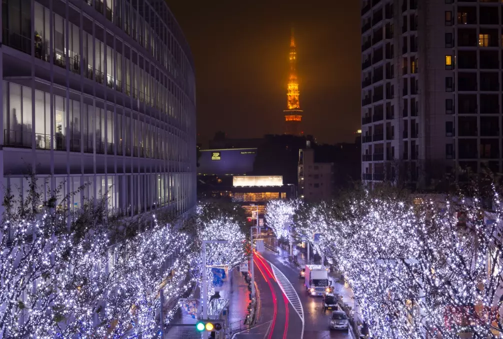 Christmas lights Tokyo