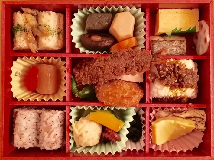 Japanese train bento Japanese train bento