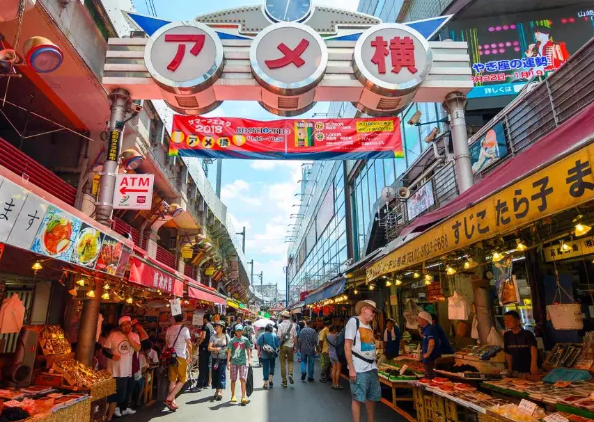 Ameyoko market Tokyo Ameyoko market Tokyo