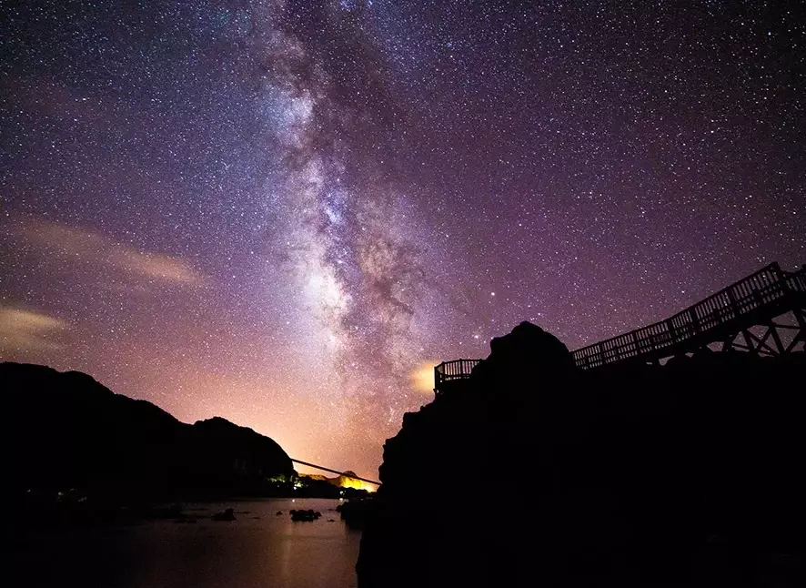 Izu Islands dark sky